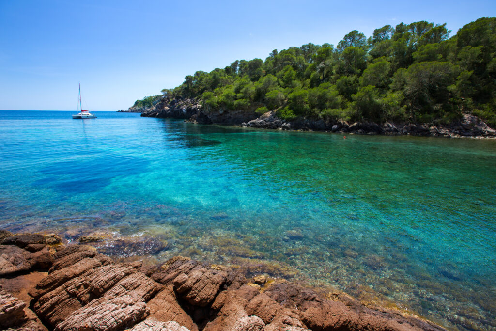Tour en yate por las playas del este de Ibiza
